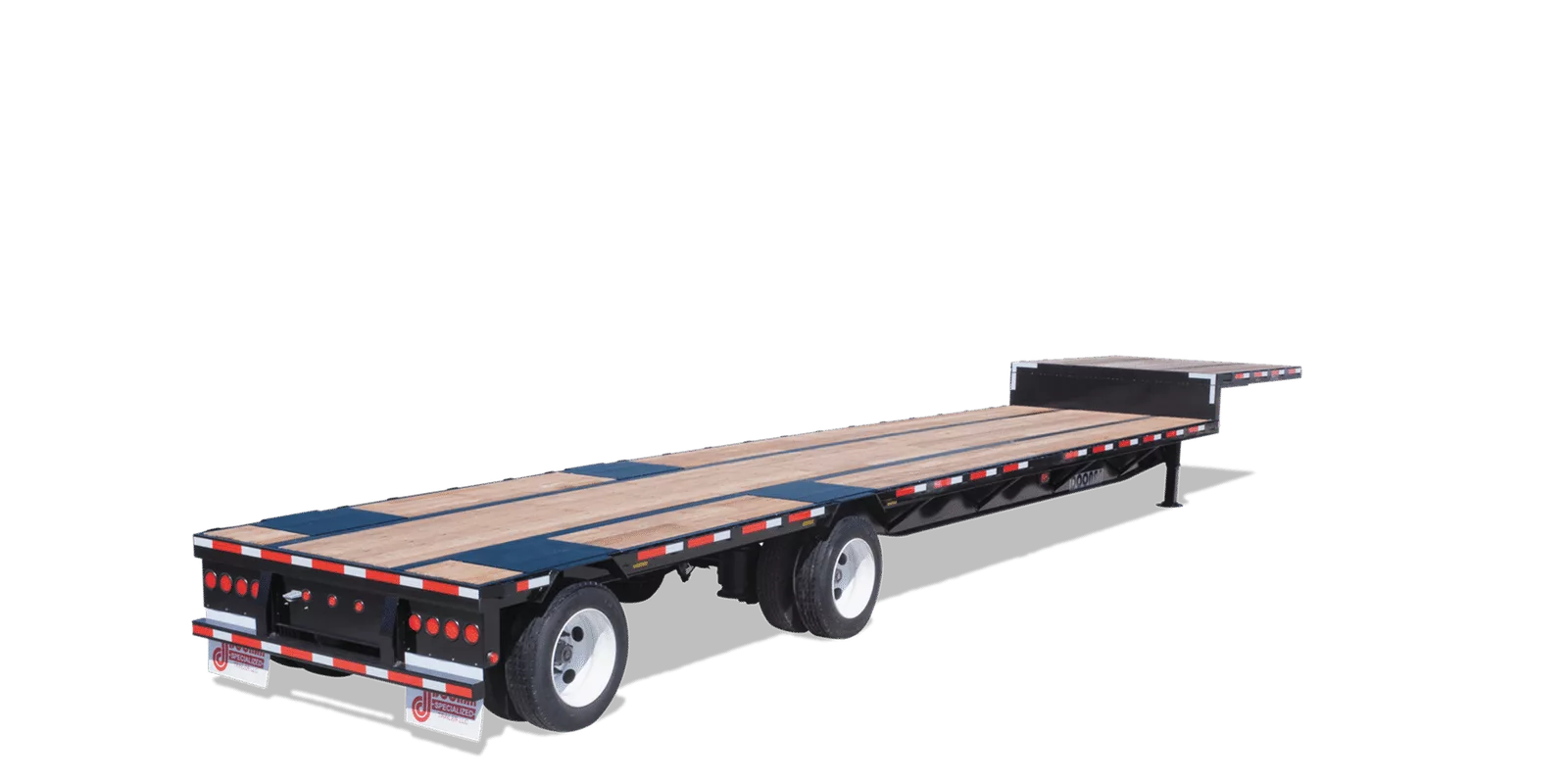 Drop deck trailers in Massachusetts